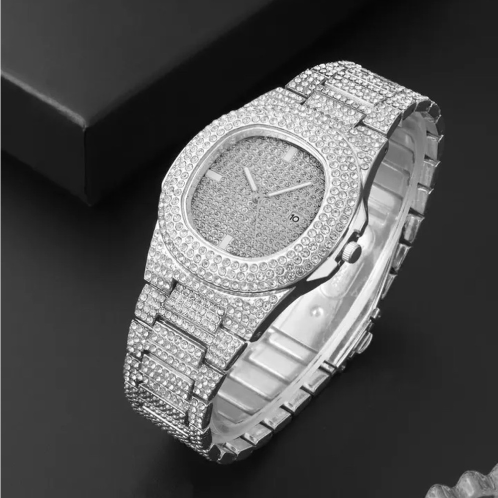 Luxury Fashion Mens Stainless Steel Watches Male Sports Quartz Wristwatch